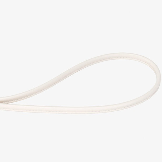 Refined Vegan Eco-Leather Mini Crossbody Bag with Lovely Charm