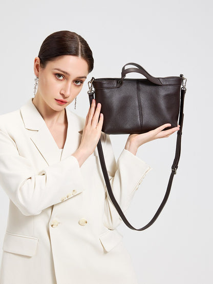 Sand Dune Mini Tote Genuine Leather Clutch Bag