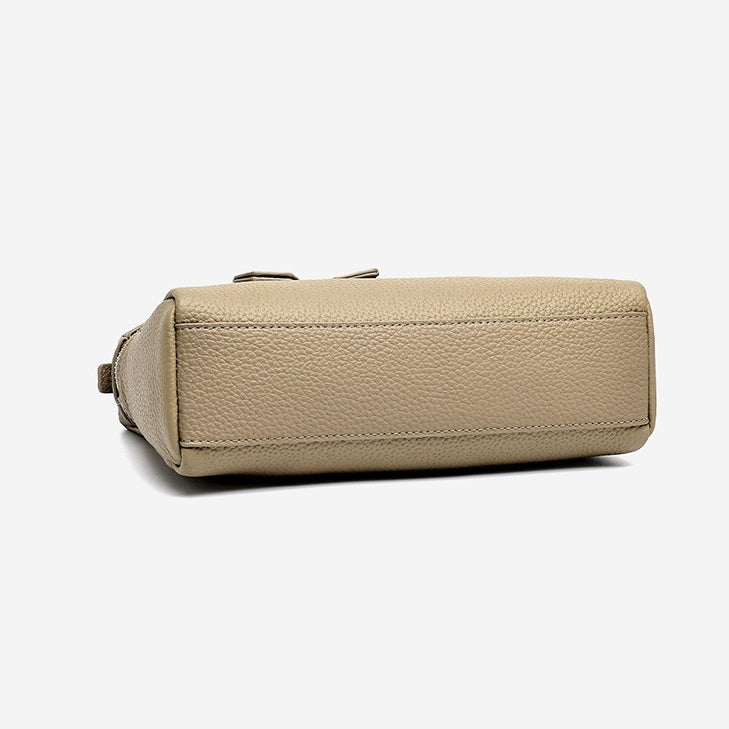 Chic Genuine Leather Square Pillow Clutch Bag