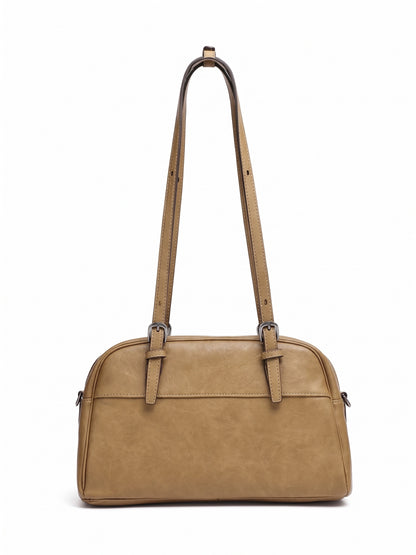 Mellow Rustic Genuine Leather Boston Clutch Bag