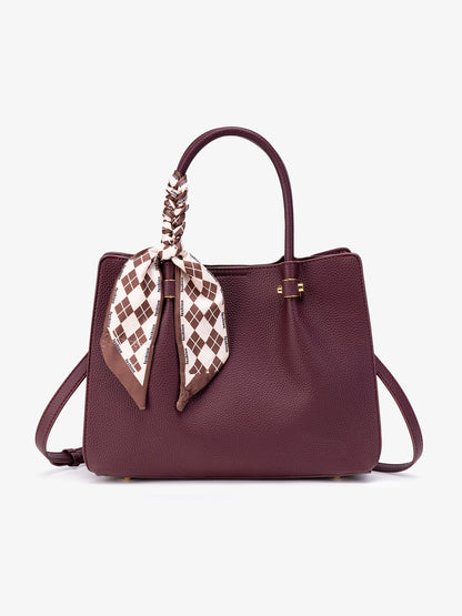 Modern Sleek Vegan Eco-Leather Tote Clutch Bag