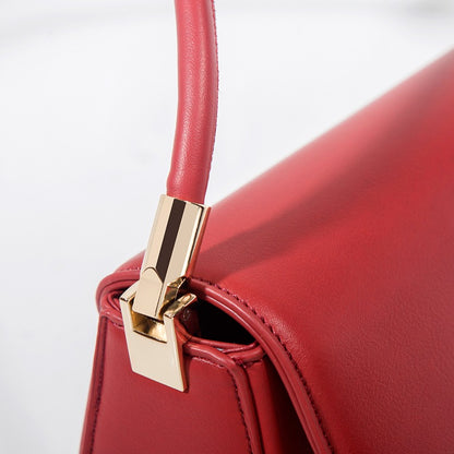 Sophisticated Vegan Eco-Leather Baguette Clutch Bag
