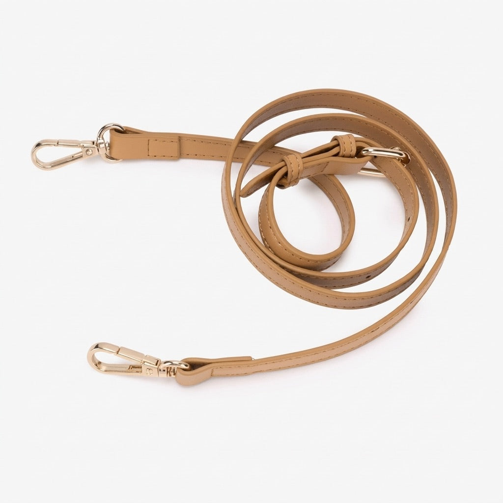 Refined Golden Elephant Motif Vegan Eco-Leather Bucket Clutch Bag