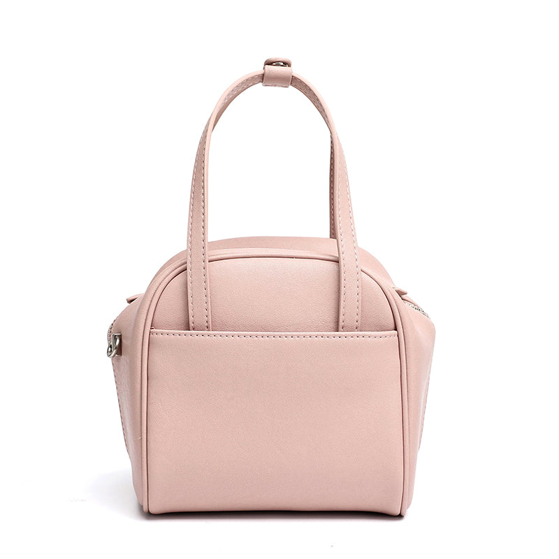 Geantă clutch Boston mini, mică și șic, din piele naturală, cu accesoriu jucăuș în formă de stea