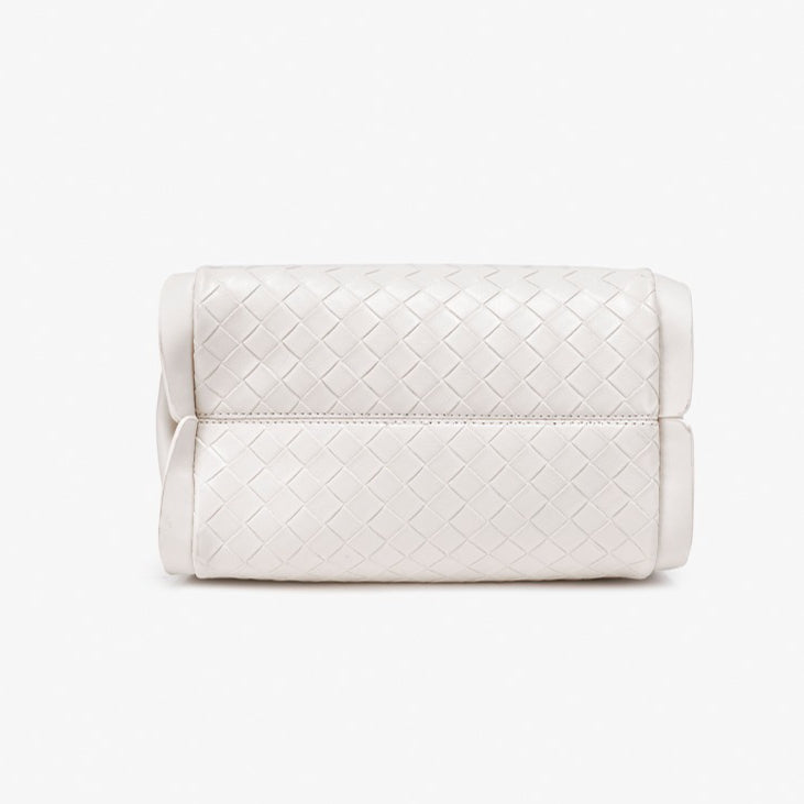 Timeless Braided Vegan Eco-Leather Clutch Tote Bag
