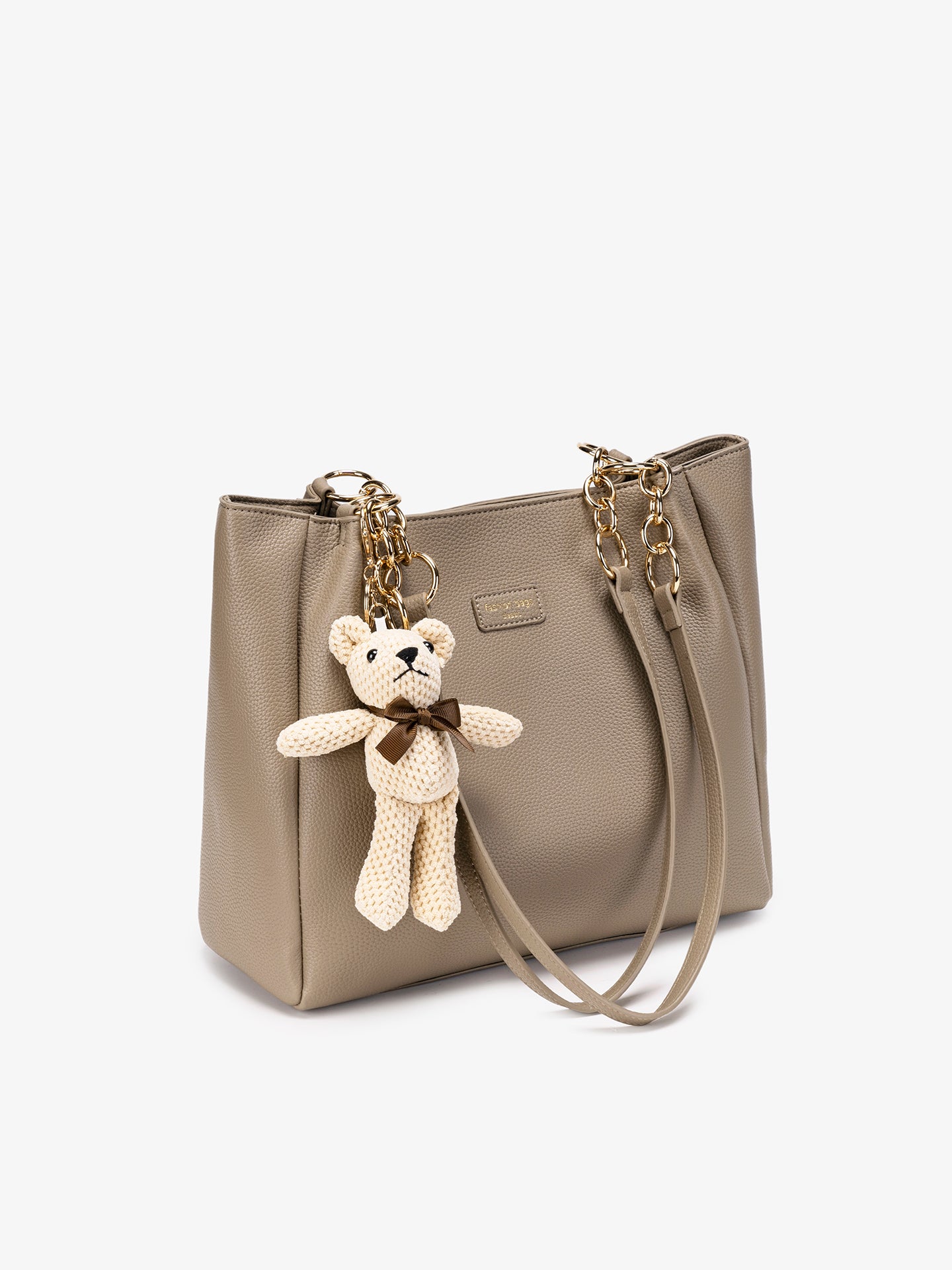 Sophisticated Minimalist Pebbled Vegan Eco-Leather Tote Bag