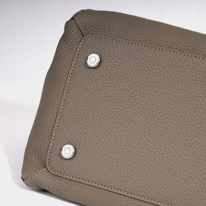 Casual Genuine Leather Mini Bucket Clutch Bag