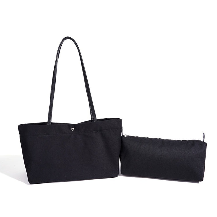 Casual Linen Canvas Tote Clutch Bag
