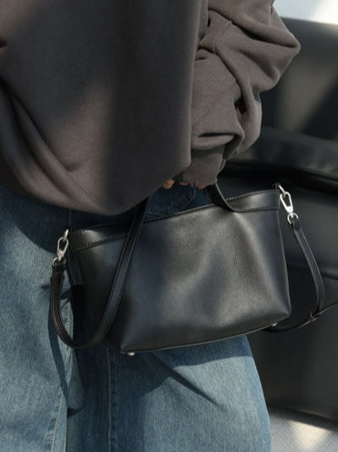 Sand Dune Mini Tote Genuine Leather Clutch Bag