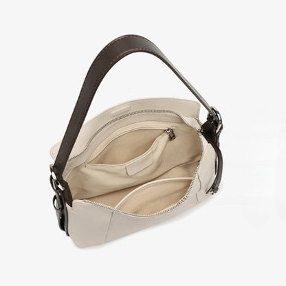 Anspruchsvolle Silhouette Handtasche aus echtem Leder zum Umhängen
