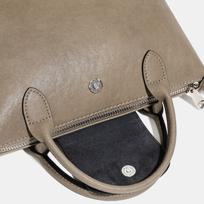 Heritage Genuine Leather Slouchy Clutch Dumpling Bag