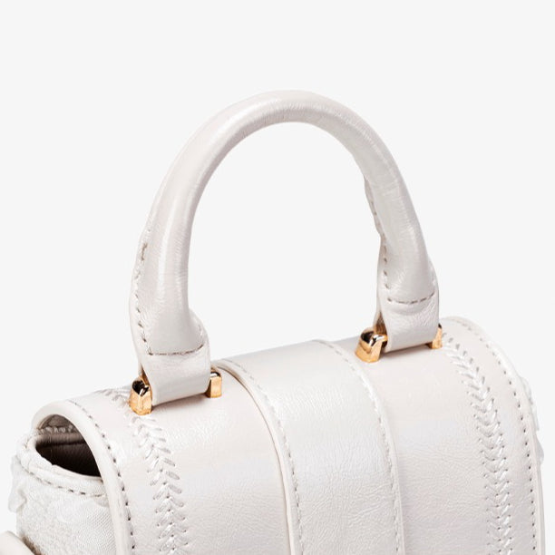 Sweet Ruffle Vegan Eco-Leather Mini Clutch Bag