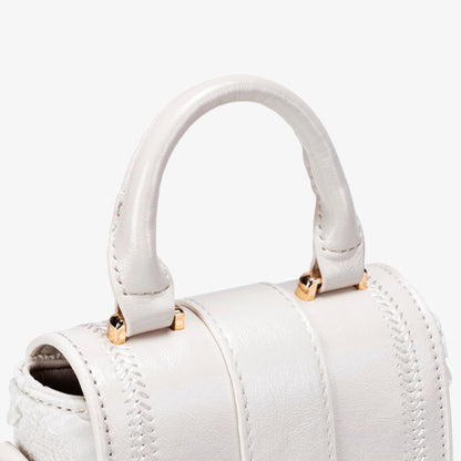 Sweet Ruffle Vegan Eco-Leather Mini Clutch Bag