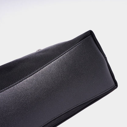Slouchy Crescent Nylon Hobo Clutch Bag