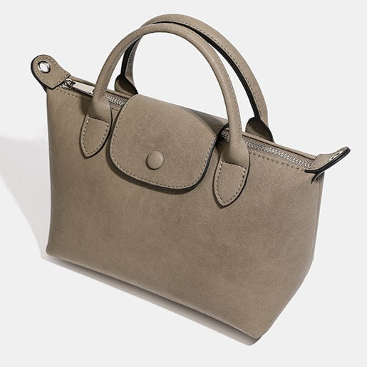 Heritage Genuine Leather Slouchy Clutch Dumpling Bag