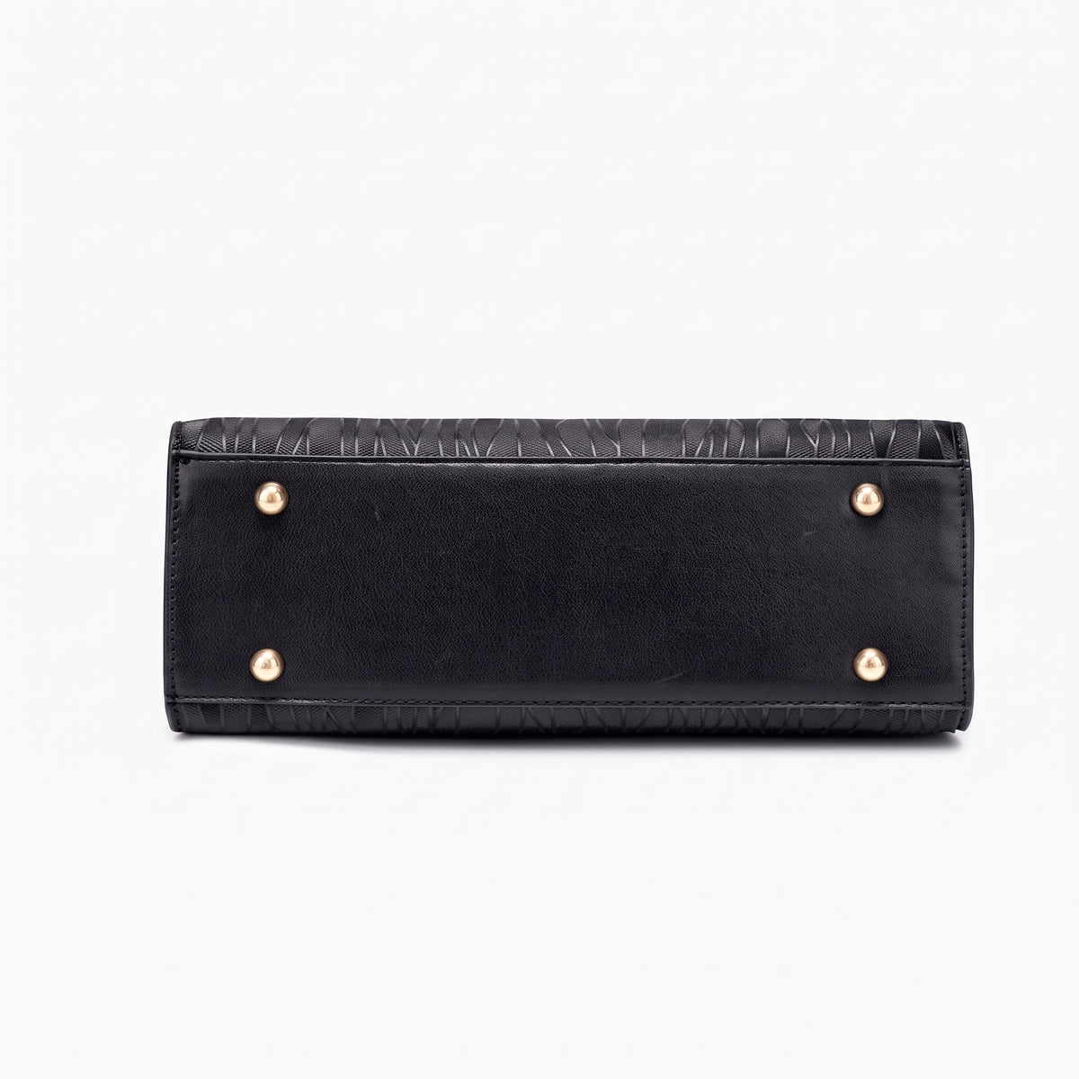 Borsa pochette in ecopelle vegana dalla vivace texture ondulata