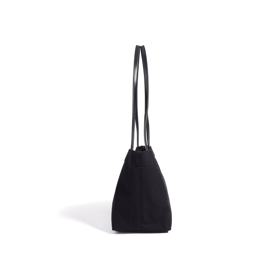 Lässige Tote-Clutch aus Leinen-Canvas