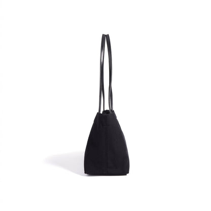Lässige Tote-Clutch aus Leinen-Canvas