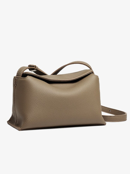 The Artisan Niche Genuine Leather Crossbody Bag with Hidden Magnetic Clasp