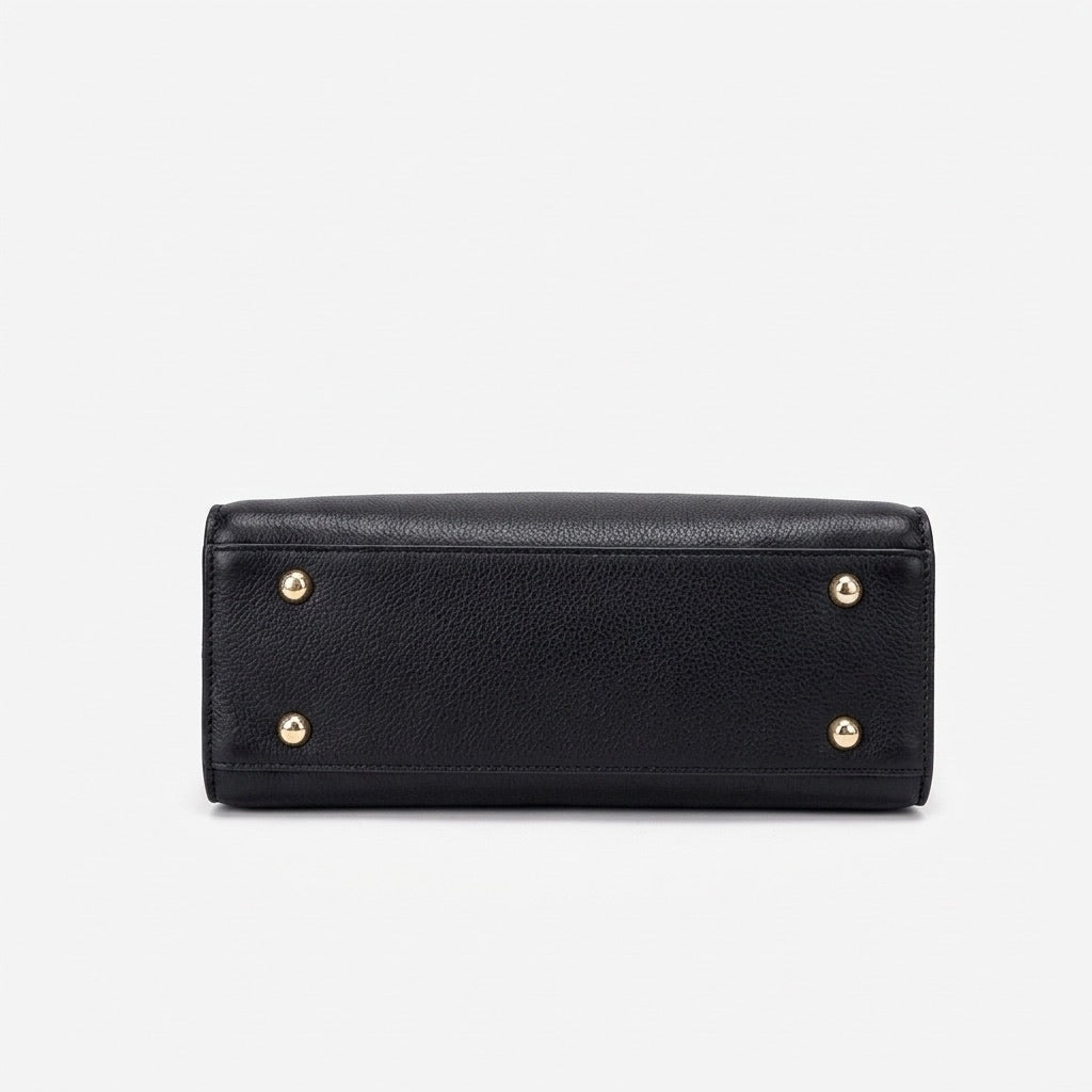 Bolso clutch clásico de cuero ecológico vegano con patrón de cocodrilo