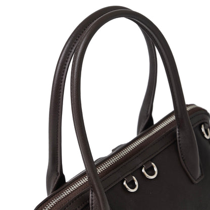 Sac pochette Boston en cuir véritable défini