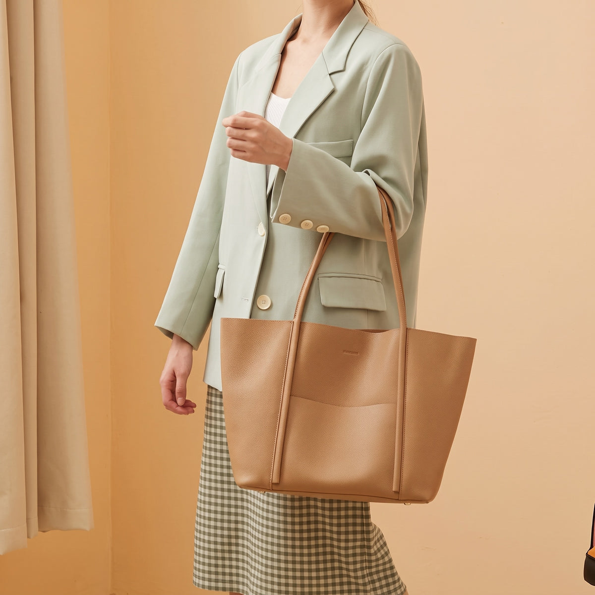 Borsa Tote Estiva da Donna in Vera Pelle