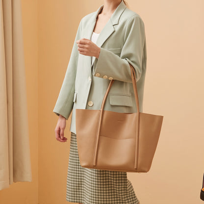 Borsa Tote Estiva da Donna in Vera Pelle
