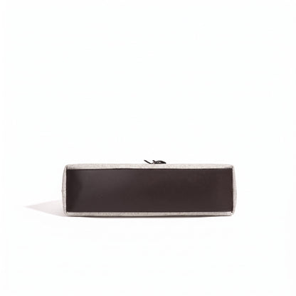Mellow Canvas Spacious Flap Clutch Bag