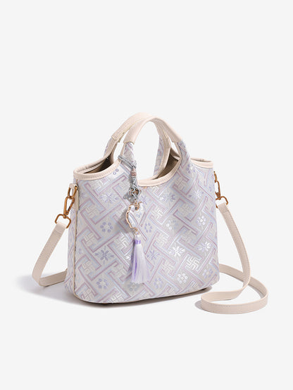 Muted Gentle Vegan Eco-Leather Mini Tote Clutch Bag