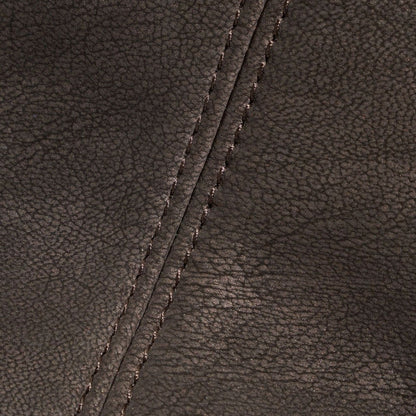Rustic Matte Genuine Leather Cylinder Distressed Crossbody Clutch Bag