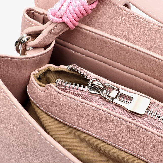 Chic Genuine Leather Square Flap Clutch Bag