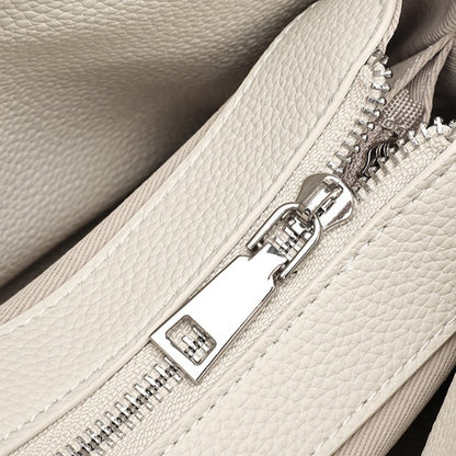 Graceful Genuine Leather Saddle Messenger Clutch Bag