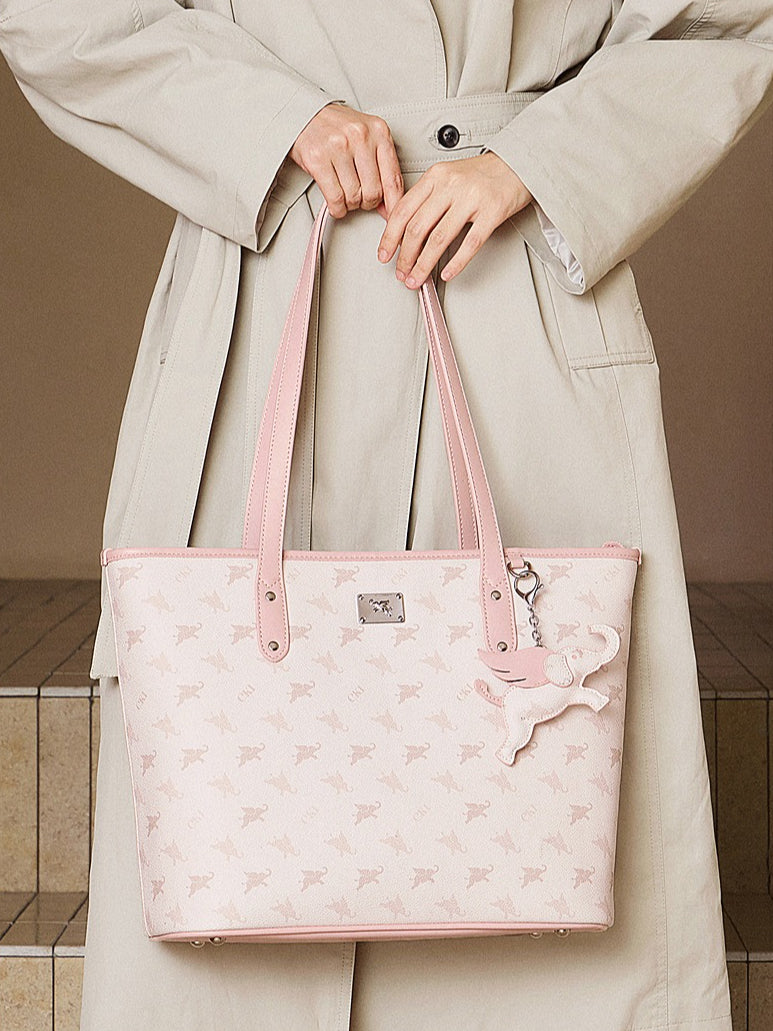 Sac à main épaule fourre-tout monogramme vintage de luxe grand éléphant volant
