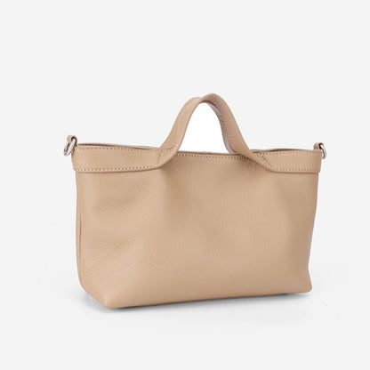 Sand Dune Mini Tote Genuine Leather Clutch Bag