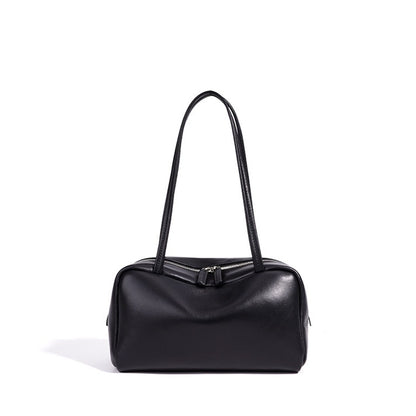 Minimalist Genuine Sheepskin Bowling Clutch Bag