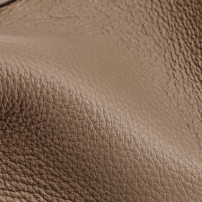 Legere, lässige Hobo-Clutch aus genarbtem echtem Leder  