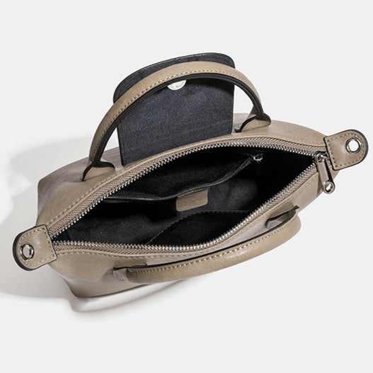Heritage Genuine Leather Slouchy Clutch Dumpling Bag