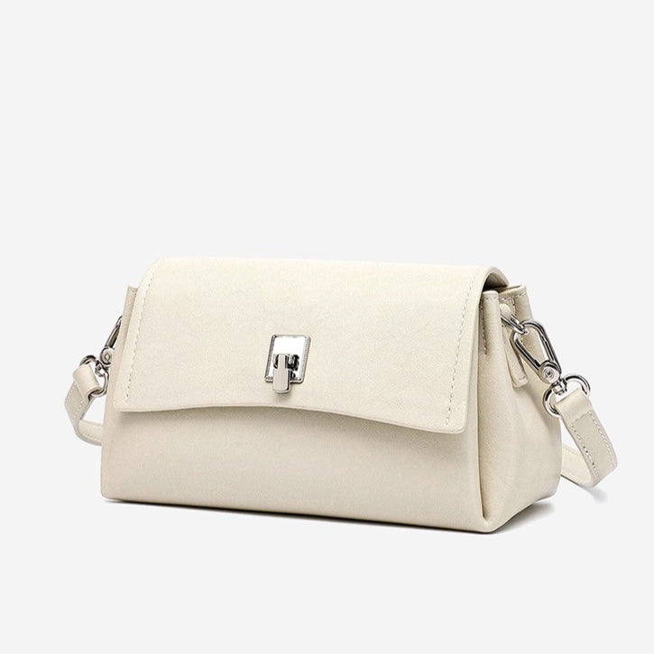 Featherlight Pebbled Genuine Leather Pillow Clutch Bag