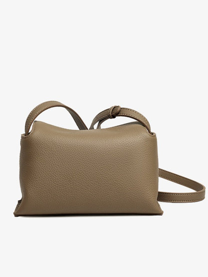 The Artisan Niche Genuine Leather Crossbody Bag with Hidden Magnetic Clasp