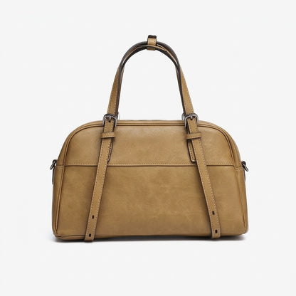 Mellow Rustic Genuine Leather Boston Clutch Bag