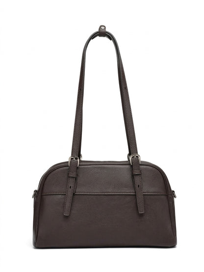 Mellow Rustic Genuine Leather Boston Clutch Bag