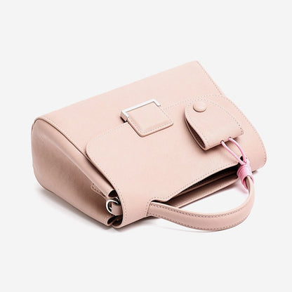 Chic Genuine Leather Square Flap Clutch Bag