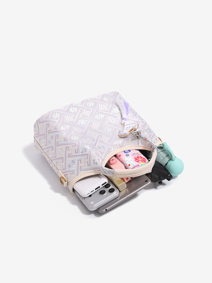 Muted Gentle Vegan Eco-Leather Mini Tote Clutch Bag