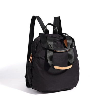 Urban Nylon Spacious Capacity Zipper Backpack