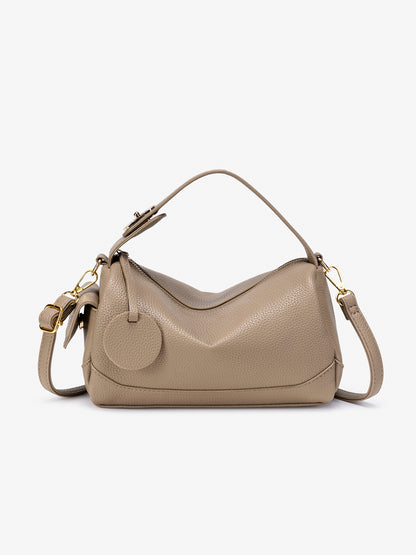 Casual Vegan Eco-Leather Boston Clutch Bag