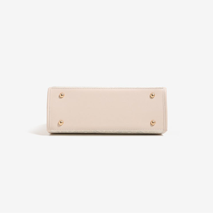 Exquisite Geometric Vegan Eco-Leather Clutch Bag