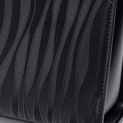 Borsa pochette in ecopelle vegana dalla vivace texture ondulata