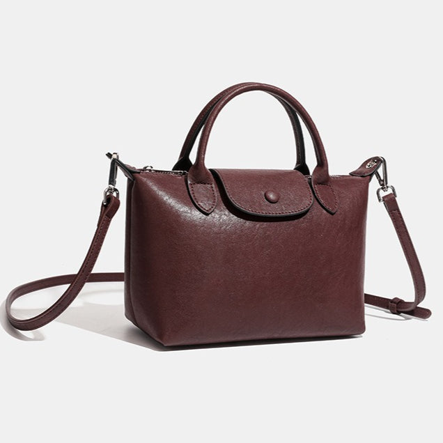 Heritage Genuine Leather Slouchy Clutch Dumpling Bag