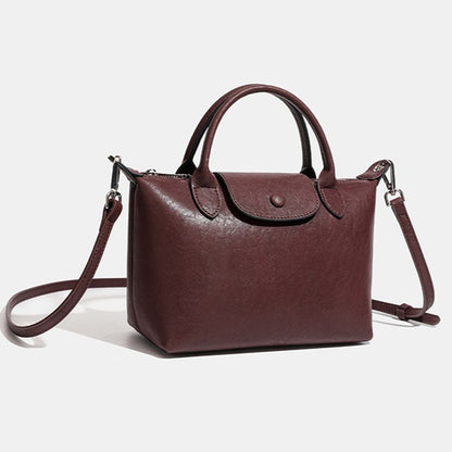 Heritage Genuine Leather Slouchy Clutch Dumpling Bag