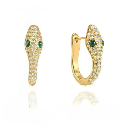 Elegant Glamorous Wild Silhouette Exotic Huggie Earrings